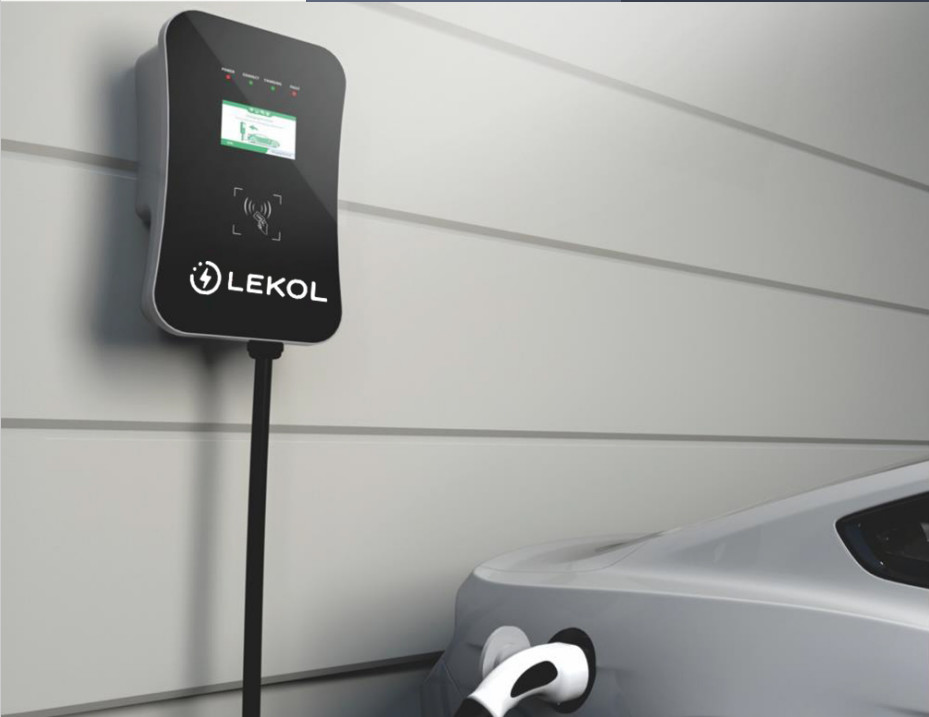 OCPP 1.6J 22kw 3 Phase Car Charger Wall Box 32A Type 2 Mounting Pole With Priced