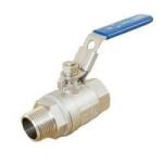 M X FEMALE Stainless Steel Ball Valve 1000WOG Handle With Lock 3 Piece Ball