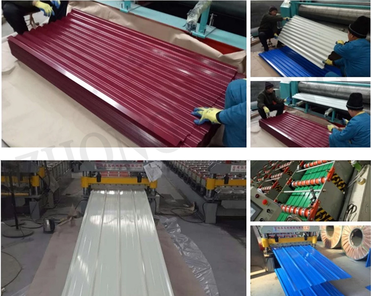 Customized Color Q195 Q235 Q355 RAL Corrugated Steel Roof Sheet Galvanize Ppgi Corrugated Profile Sheets in Standard ASTM