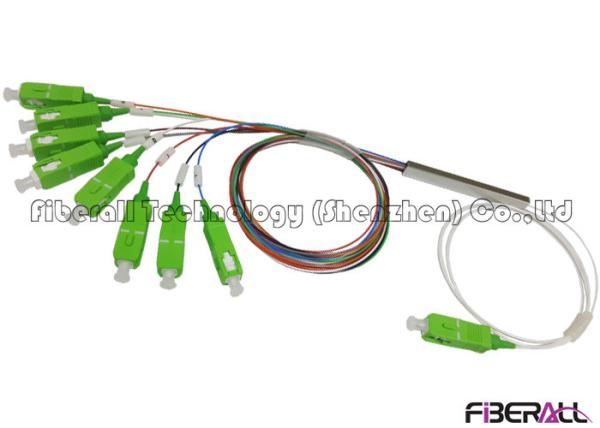 FA-PLCM1×8SA,OEM Factory Supply SC/APC 1x8 Mini Steel Tube Fiber Optic PLC