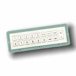 IP65 / IK07 Violence Resist Metal KeyPad 17 Keys Stainless Steel Keypad