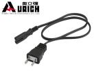 7A 2 Poles Japan Power Cord , 250V 2pin Power Cord Japan Standard