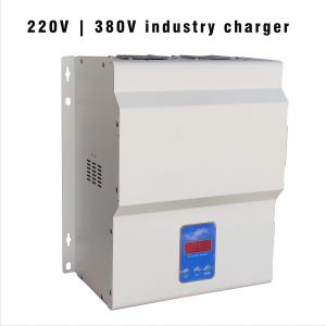 Wholesale Single Phase Three Phase Industrial High Frequency Battery Charger 6400W 380V 220V For Forklift Truk from china suppliers