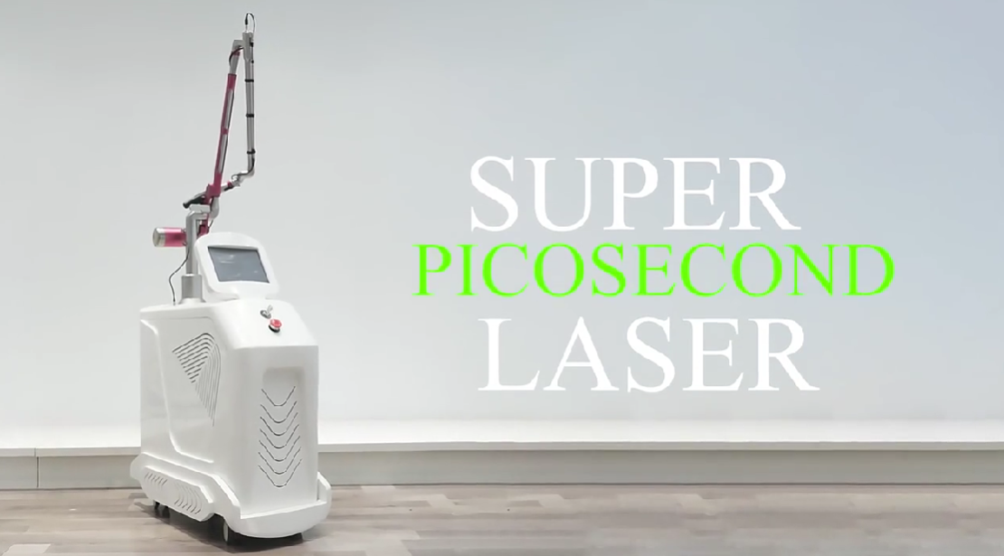 Stationary Style Picosecond Laser Machine 2000W Q Switched Nd YAG Laser Tattoo Removal Machine