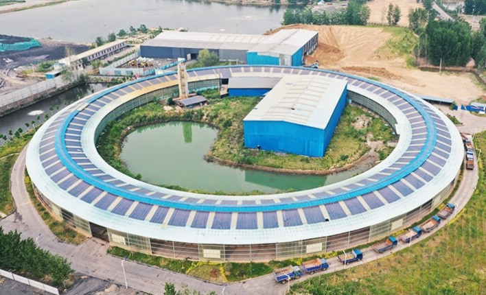 12.98m Section Movable Rotary Tunnel Kiln For Dry And Burn Bricks