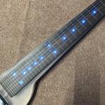 High quality LED light acrylic electric guitar maple fingerboard, free shipping