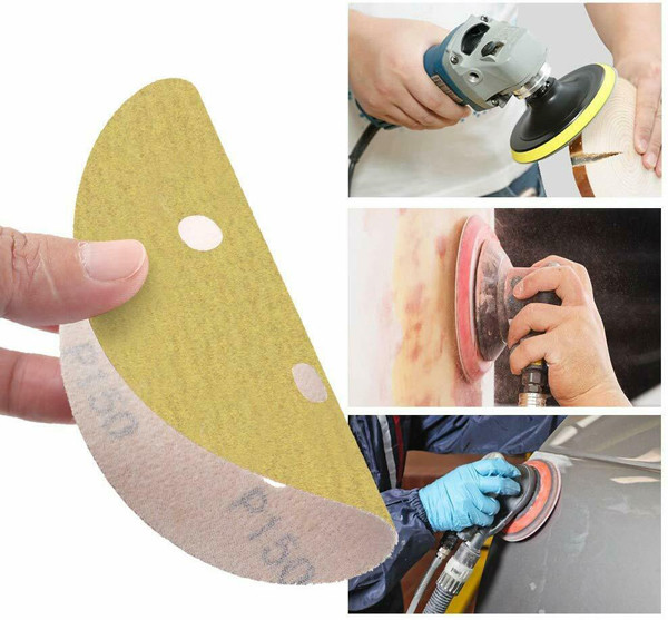 6 Inch 150 Mm Sanding Discs Sand Paper Orbital Sander Disc Alumina Sandpaper