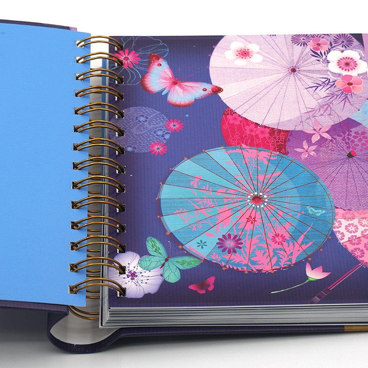 Concealed Address Label Spiral Notebook Printing Service 176*190mm FSC