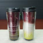 PP Plastic Change Color Frozen Kids Coffee Mugs Black Red Yellow White