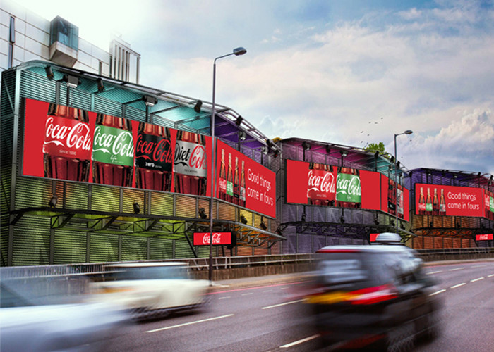 Ultra Wide Viewing Angle Giant Outdoor Advertising Led Display Screen SMD3535