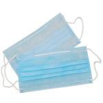 Non Wovenblack Earloop Face Mask Antibacterial Disposable Mask Anti Static
