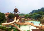 Theme Park Aquatic Playground Equipment Outdoor Fiberglass Material