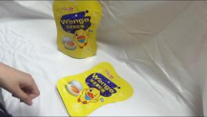 Wholesale Custom Printed White Doypack Food Pouches Zip Lock Coffee Snack Packaging Bags from china suppliers