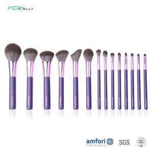 Wholesale 14pcs Cruelty Free Wooden Handle Makeup Brushes from china suppliers