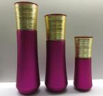 Glass Cosmetic Bottles , Skin Care Lotion Bottles Cream Jars With Plastic Cap ,