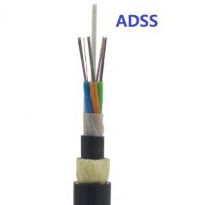 Wholesale G652D 24 Core ADSS Fiber Optic Cable PE Material from china suppliers