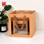 Custom Printed Black White Luxury Shopping Gift Paper Bag With Handle