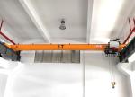 FEM 5Ton Single Beam European Overhead Crane With Trolley Yellow Painting