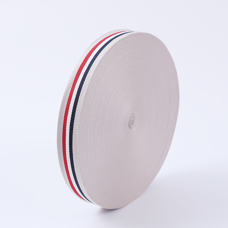 Decorative Polyester Seatbelt Webbing 2cm Poly Cotton Webbing