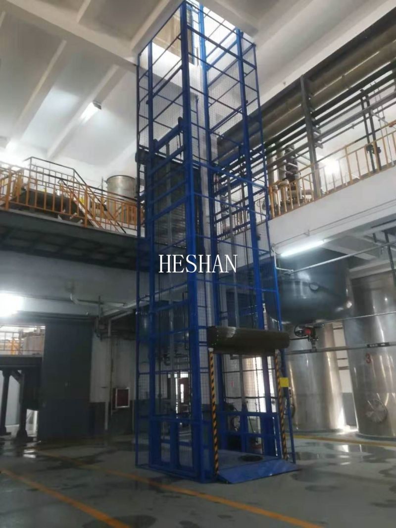 1 - 20 ton Hydraulic Cargo Lift Elevator Vertical Beach House Cargo Lift