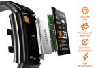 0.5 OZ Bracelet Fitness Tracker Heart Rate Monitoring Information Display For