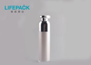 Wholesale Double Wall Acrylic Jars For Cosmetics , Slim Neck Empty Foundation Bottle With Pump from china suppliers