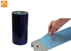 Wholesale Transparent Blue Protective Film , Metal Sheet PE Protective Film 50 um Thickness from china suppliers