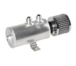 Universal 750ML Oil Catch Can Reservoir Tank Polished Aluminum W/ Breather