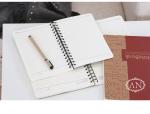 16K Cute Spiral Bound Notebook Kraft Paper Brown Cover Lined Inner Printing