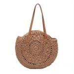 ECO Friendly Fashion Summer Tote Handbag Bohemian Handmade Bali Bags Straw Beach