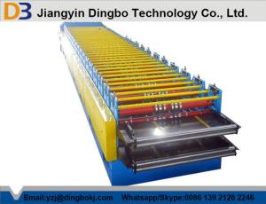 Wholesale Euro Style Metal Roofing Sheet Molding Machine Roof Panel Roll Forming Machine from china suppliers
