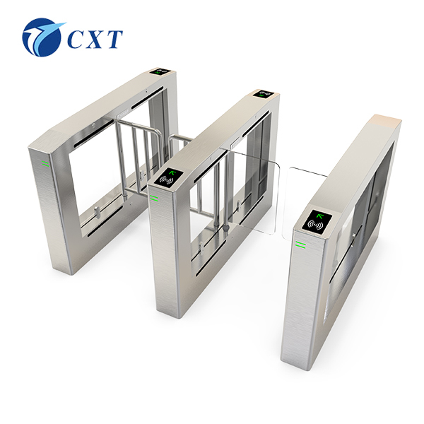 Custom Logo Swing Barrier Gate with Face Recognition Control and 25-30 Persons/Minute Flow Rate for Secure Access