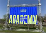 Die Cast Aluminum Cabinet Outdoor Full Color LED Screen 720Hz Refresh Frequency