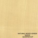 American Natural Maple Wood Veneer Quarter Cut Thickness 0.5mm Good Quality For