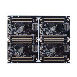 Wholesale 8 Layer Multilayer Printed Circuit Board ENIG 2u TAIYO Black Solder Mask from china suppliers