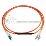 1.5mm Ceramic LSZH G652D Fiber Optic Patch Cable Duplex LC To LC