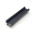 Residential Narrow Sliding Black Aluminum Extrusion Profiles For Door Down Frame