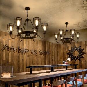 Wholesale American Retro Industrial Wind Hanging Lamps Loft Creative Restaurant iron lamp(WH-VP-233) from china suppliers