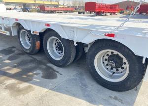 Wholesale Jost Kingpin Stable Three-Axle 40-60ton Lowbed Trailer for Safe Heavy Load Transport from china suppliers