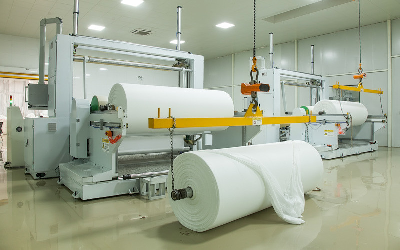 14cm 45gsm Industrial Spunlace Nonwoven Fabrics