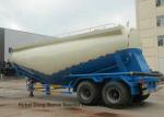 50-70cbm 2/3 Axle Cement Silo Trailer , Dry Bulk Cargo Trailer 40 - 100 Tons