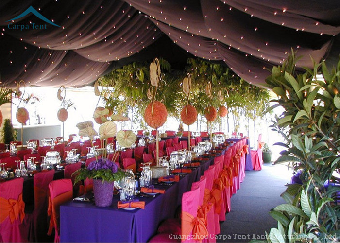 Customized Outdoor Party Tents Outdoor Wedding Tent With Curtains