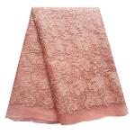 F50285 51-52" customizable metalic african french net lace/ tulle lace