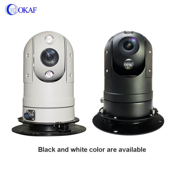 Vandal Proof Vehicle CCTV Camera car roor mounted PTZ Camera 1080P 20x optical zoom