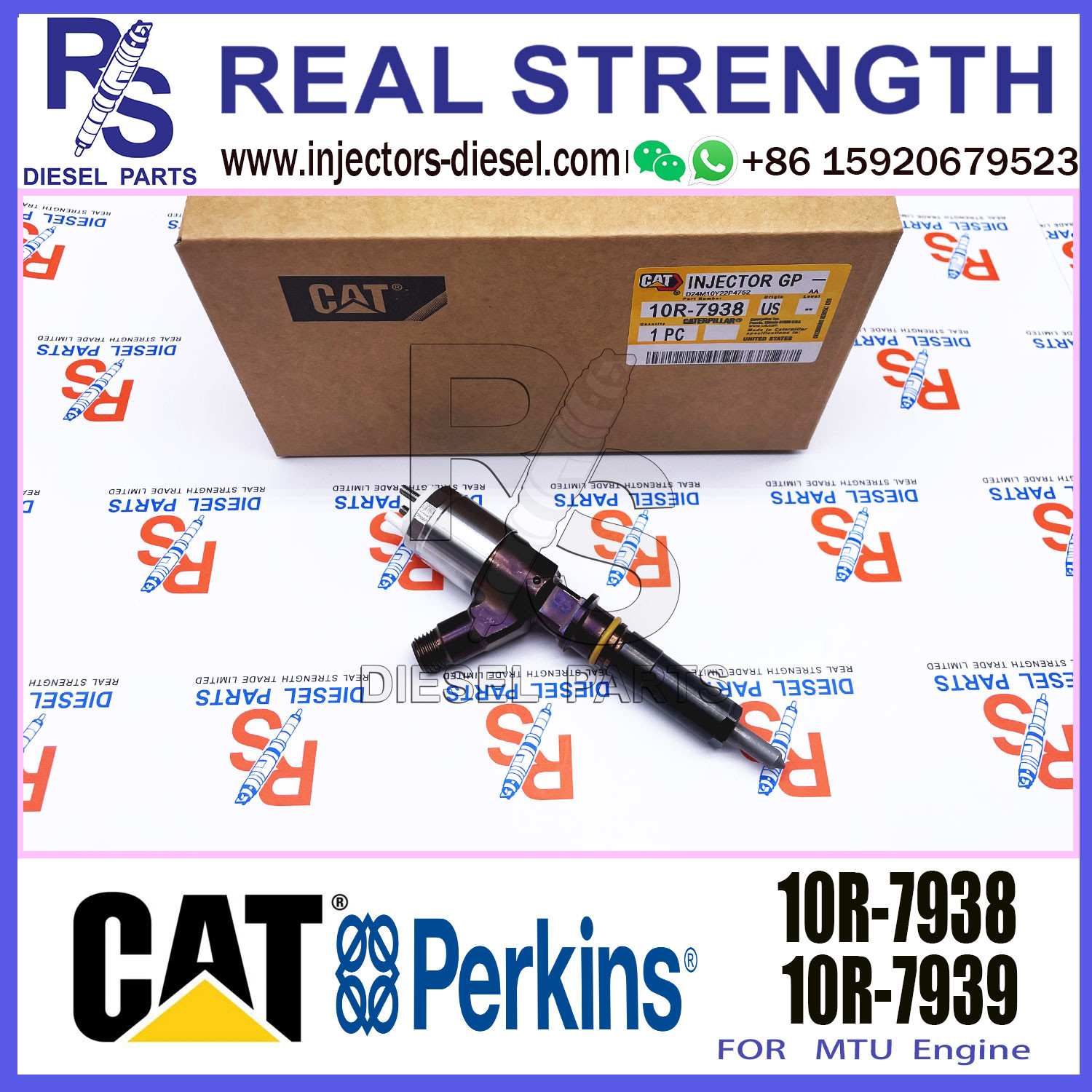 321-3600 10R-7938 common rail diesel fuel injector for Caterpillar C6