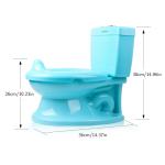 EN71 Certified Baby Toilet Potty Custom Logo Accepted Blue Pink White Pure Color