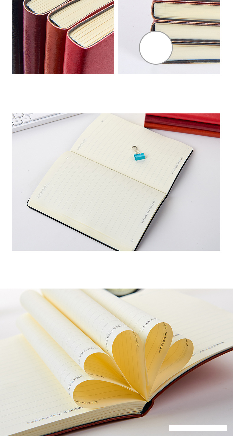 Customized Logo B5 Notepad Integrated Buckle Notepad Set with 96 Sheets Inner Pages