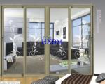 Home Apartments Aluminum Sliding Doors Water Resistant Heat Insulation