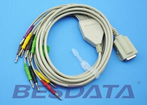 Wholesale Gray Color EKG Cable 10 Leads Banana 4.0mm AHA For Eclipse Elite Series from china suppliers