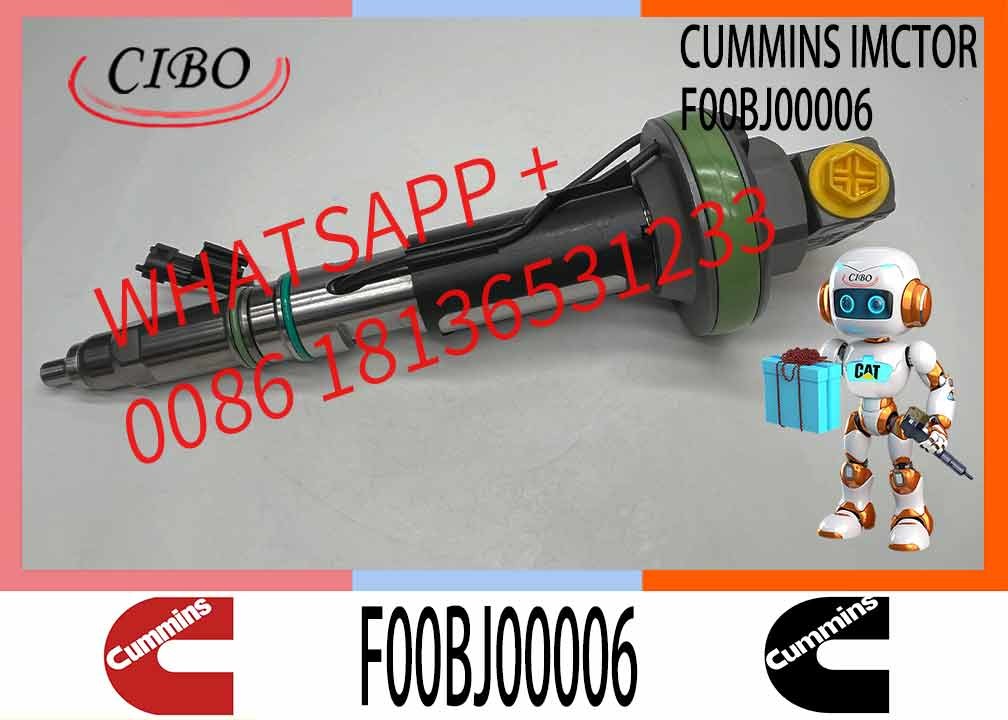 Genuine Fuel Injector Assembly F00BJ00006 FOOBJ00007 0986435903 0986435614 For Qsk19 Engine